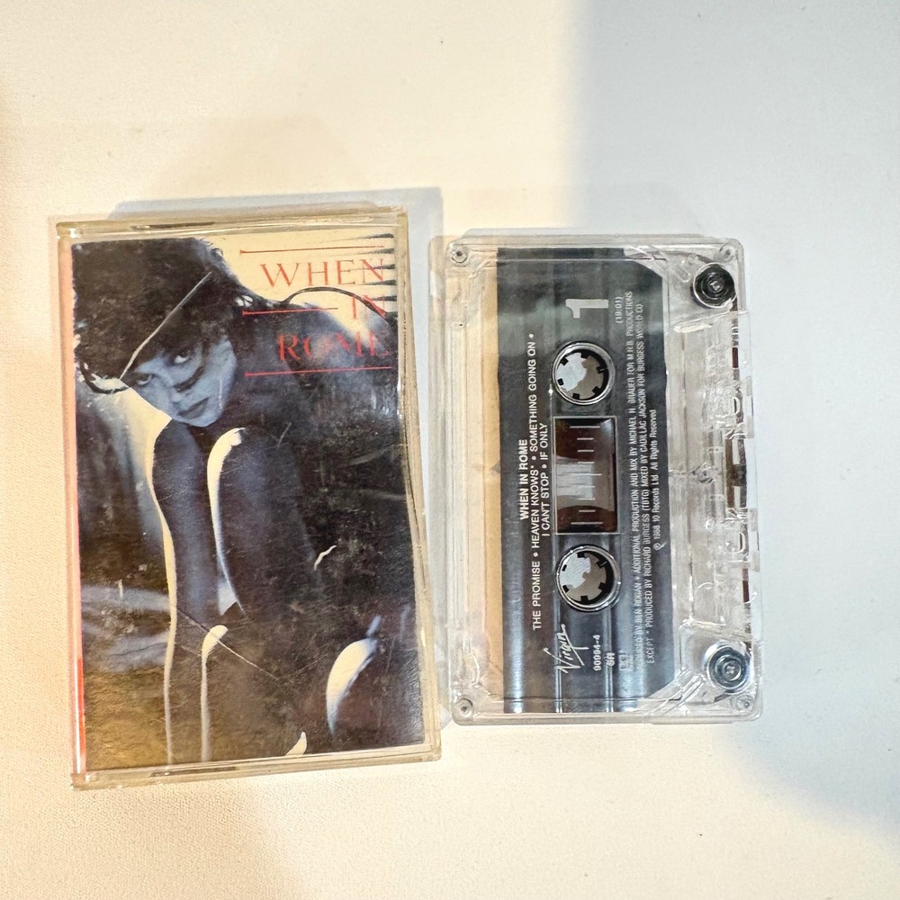 When In Rome Self Titled Cassette Tape 1988 The Promise Virgin 90994-4 Vintage